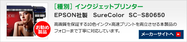 EPSON社製　SureColor SC-S80650